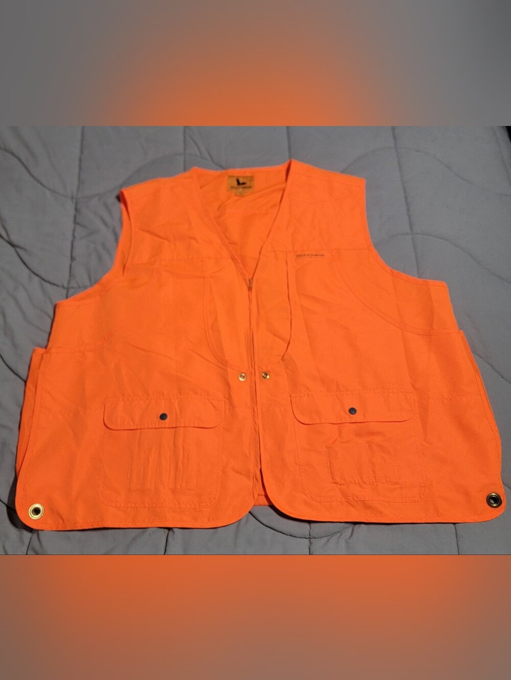 Field & Stream Blaze Orange Front Loader Hunting Vest - Size 4XL